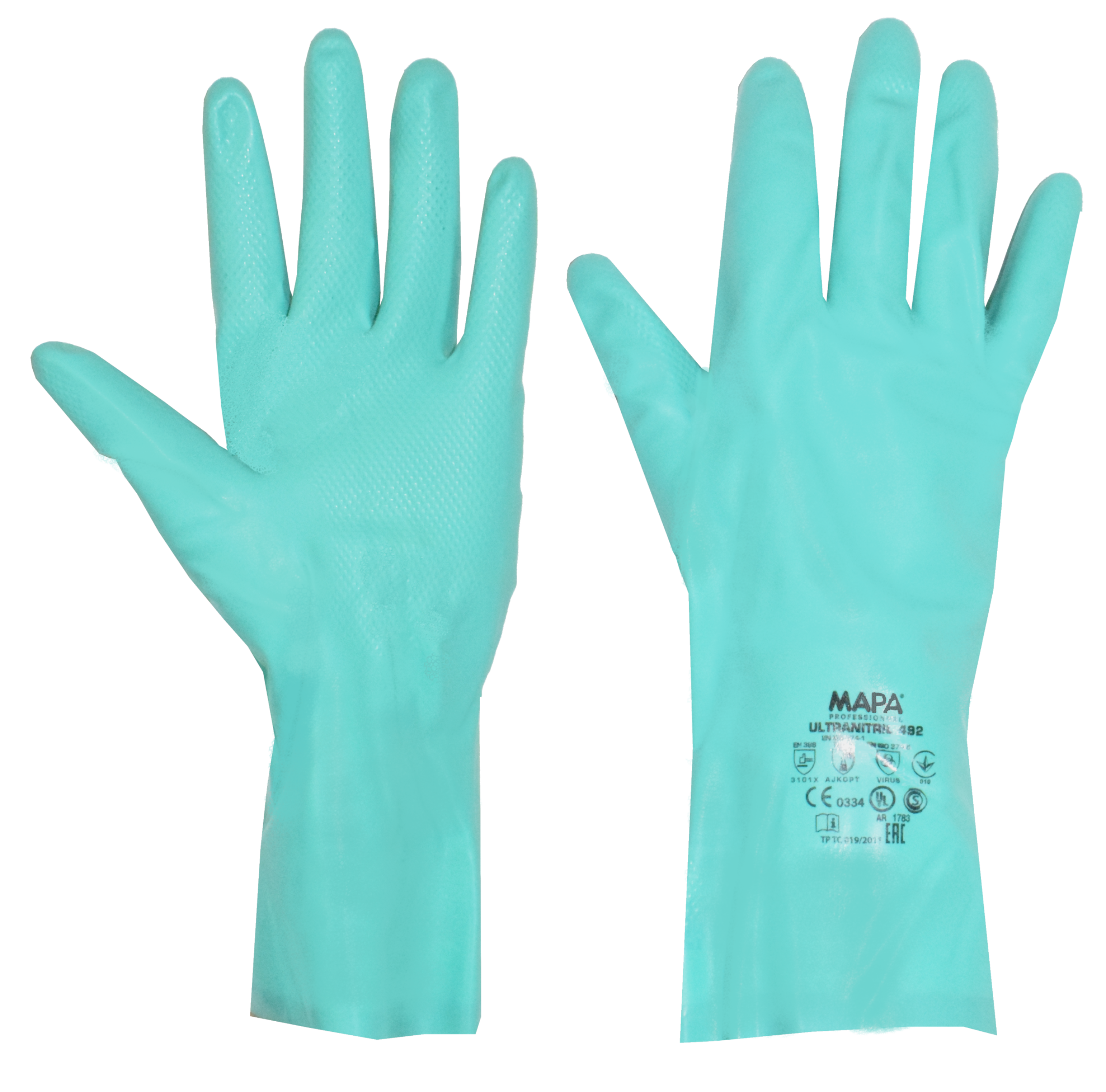 Schutzhandschuhe Nitril BG Bau - Größe 10 - 10 Paar/VE