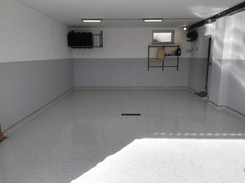 cds-Garagenset, RAL 7038 achatgrau